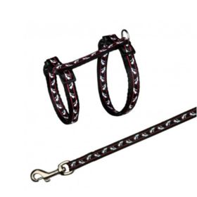 Trixie Oprsnica in povodec za mačke najlon 27-45 cm/10mm 1,20