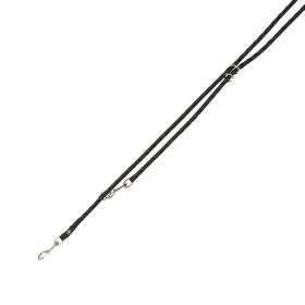 Trixie Povodec Cavo prilagodljiv S-M 200 cm/fi-12 mm črn