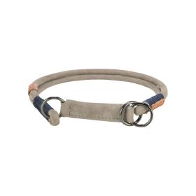 Trixie zatezna ovratnica za pse Be Nordic, usnjena, XL 60 cm/fi-10 mm, siva