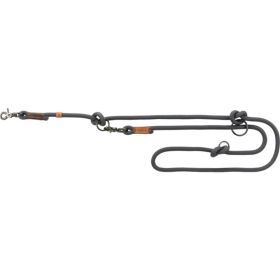 Trixie Povodec Be Nordic preklopni L-XL 2 m/fi-13 mm črn