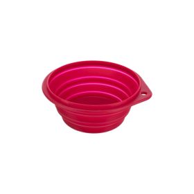 Trixie Potovalna posoda silikon 0,5 l fi14 cm črna ali rdeč