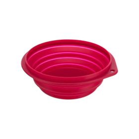 Trixie Potovalna posoda silikon 1 l fi18 cm črna ali rdeča