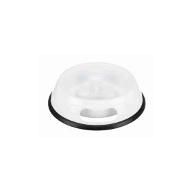 Trixie Posoda Slow feed plastična 0,9 l fi23 cm bela ali modra