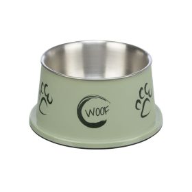 Trixie posoda za pse kovinska za dolgouhe pse 0.9 l/fi-15 cm