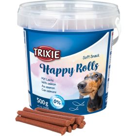 Trixie priboljšek za pse Soft Snack Rolls losos 500 g
