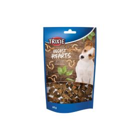 Trixie Priboljšek Insect Hearts s črvi 80 g