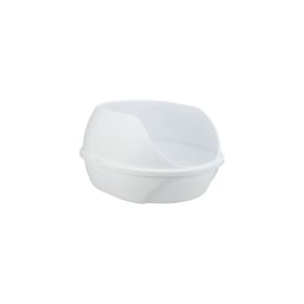 Trixie WC posoda za mačke Simao visok rob 48x30x58 cm bela