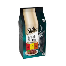 Sheba vrečka mini piščanec/govedina 6 x 50 g