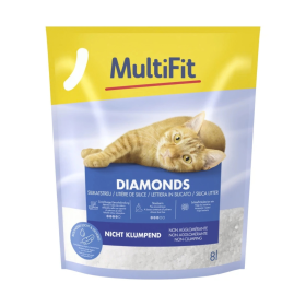 MultiFit Cat Posip za mačke Diamond silikatni 3,4 kg