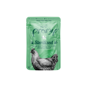 Pramy Cat Sterilized piščanec s prelivom iz tune v želeju 70 g