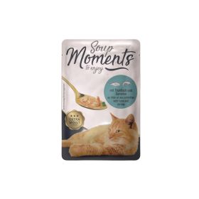Moments Cat Adult juha tuna in škampi 40 g vrečka