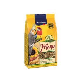 Vitakraft hrana Menu Vital za srednje papige z medom 1 kg