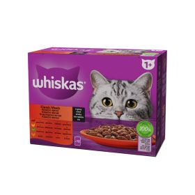 Whiskas 1+ klasični izbor v omaki 12 x 85 g