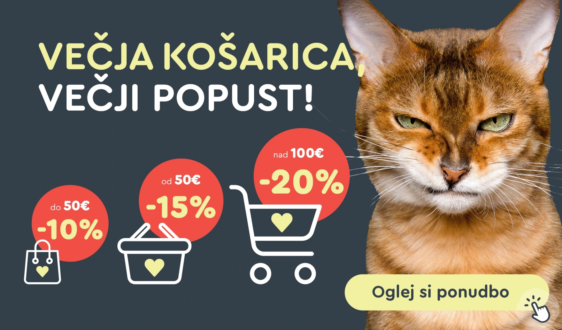 Večja košarica-večji popust