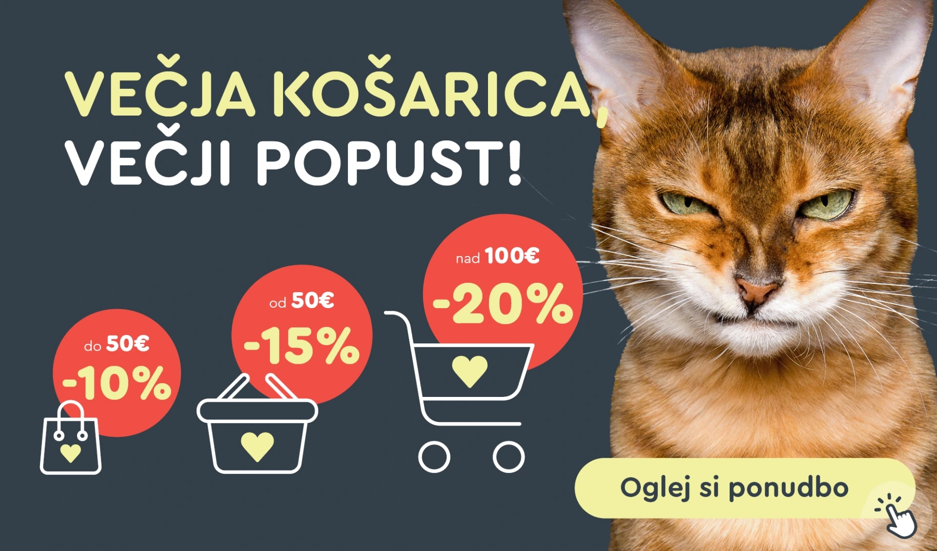 Večja košarica-večji popust